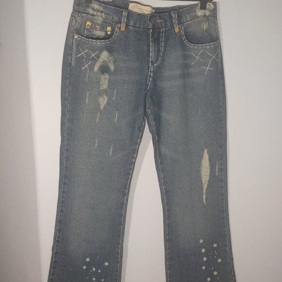 Joe's Jeans The Rocker Skinny Flare Women's Jeans Distressed Size 29 NWT - Picture 1 of 15